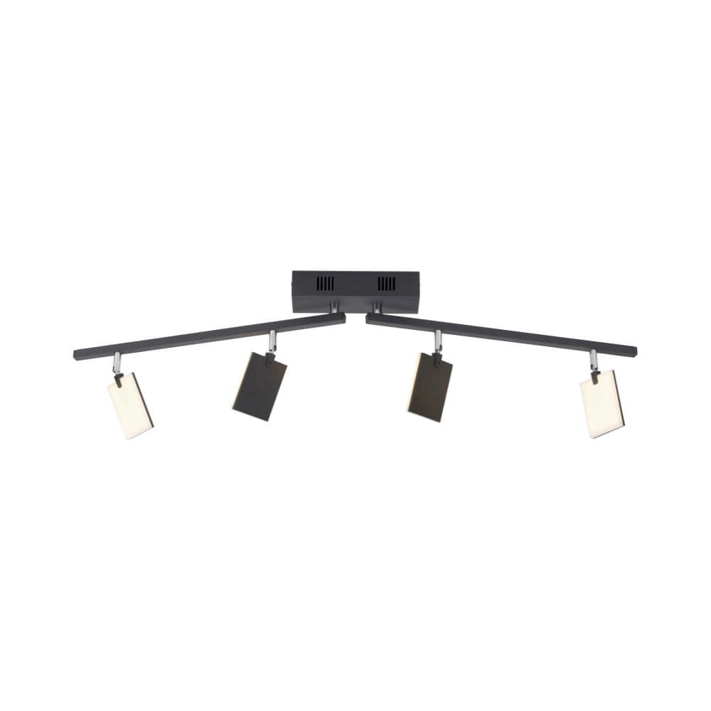 Ceiling lamp Pure Mira 4-light black Paul Neuhaus 4012248359457