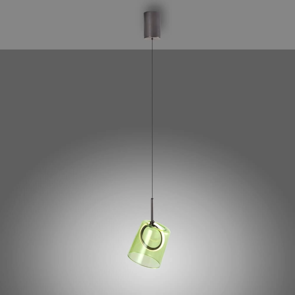 Pendant lamp Zula green Paul Neuhaus 4012248383605