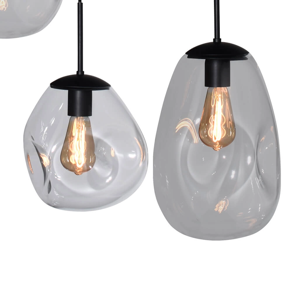 Hanging lamp Lava 8x clear glass Masterlight 8718121286280