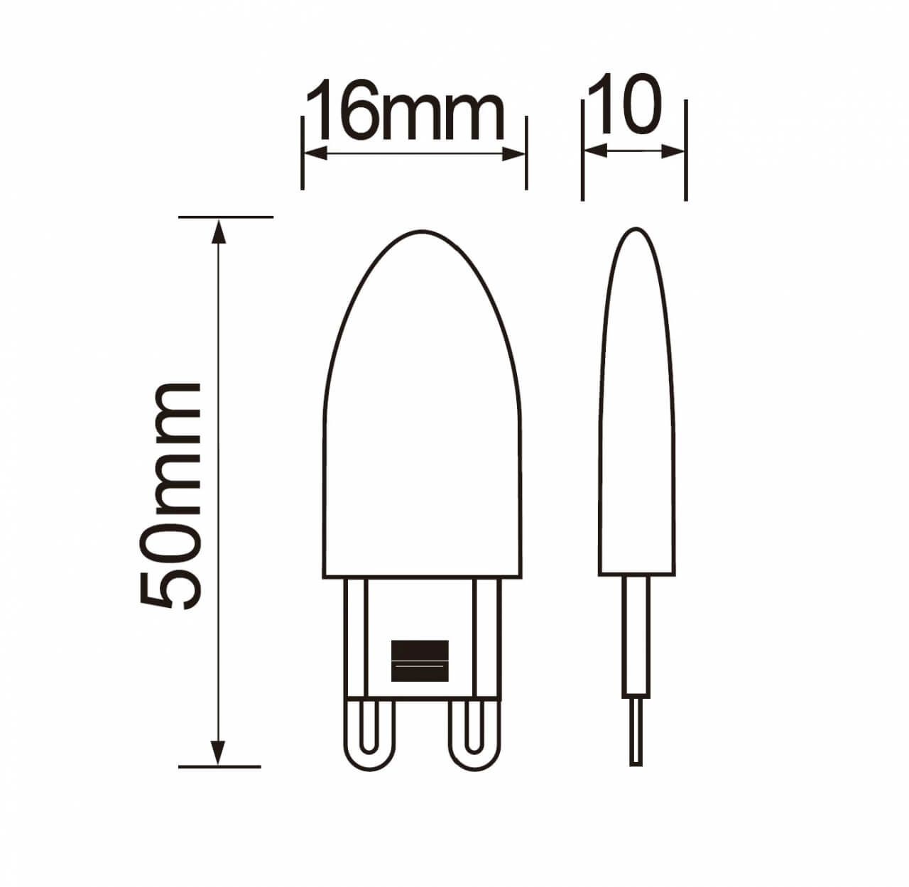 LED G9 - 1,8W - 200 lumen Dimmable Lyora 8716803510241