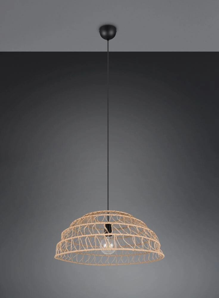 Rattan pendant lamp Paulette Ø 60cm Trio 4017807637533