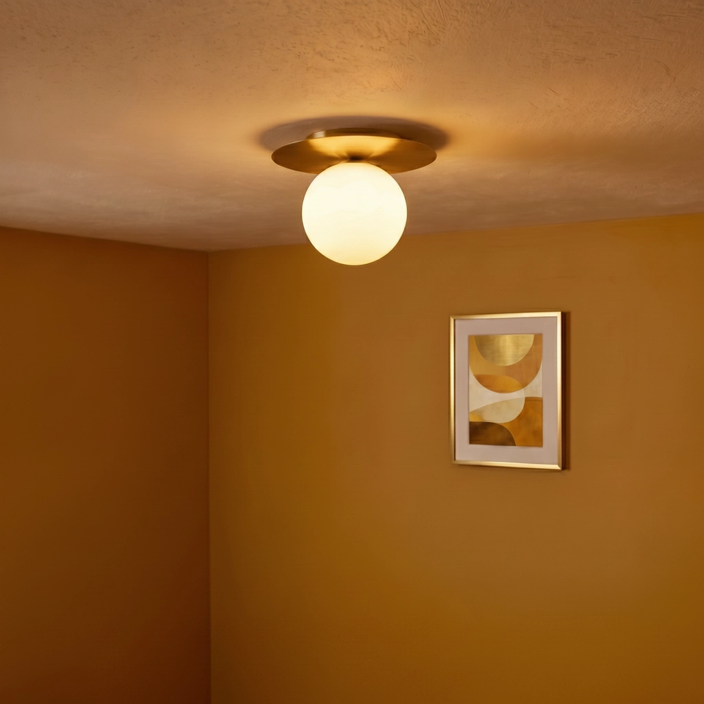 Ceiling lamp Indigo gold Ø 23cm
