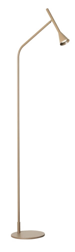 Taupe floor lamp Kim 166cm
