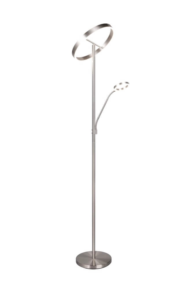 Design reading lamp Willis Stainless Steel - 180cm Trio 4017807618129