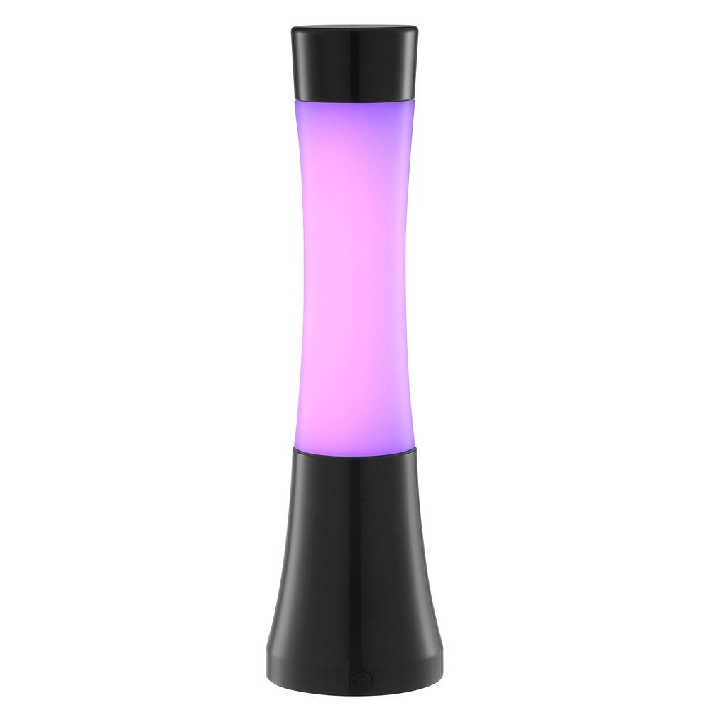 Modern lava lamp Lucent Black