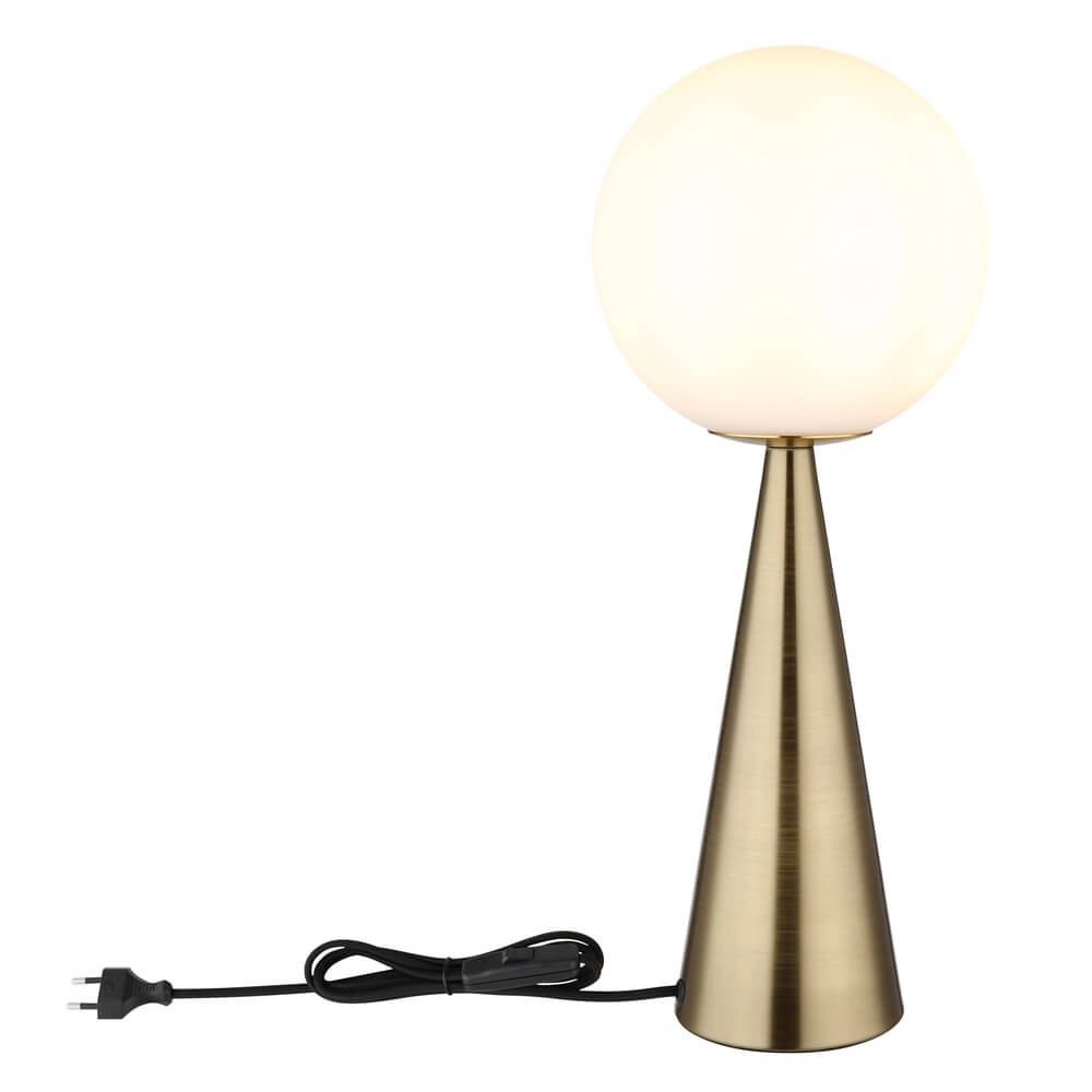 Table lamp Pinpal with white convex glass Globo 9007371447343