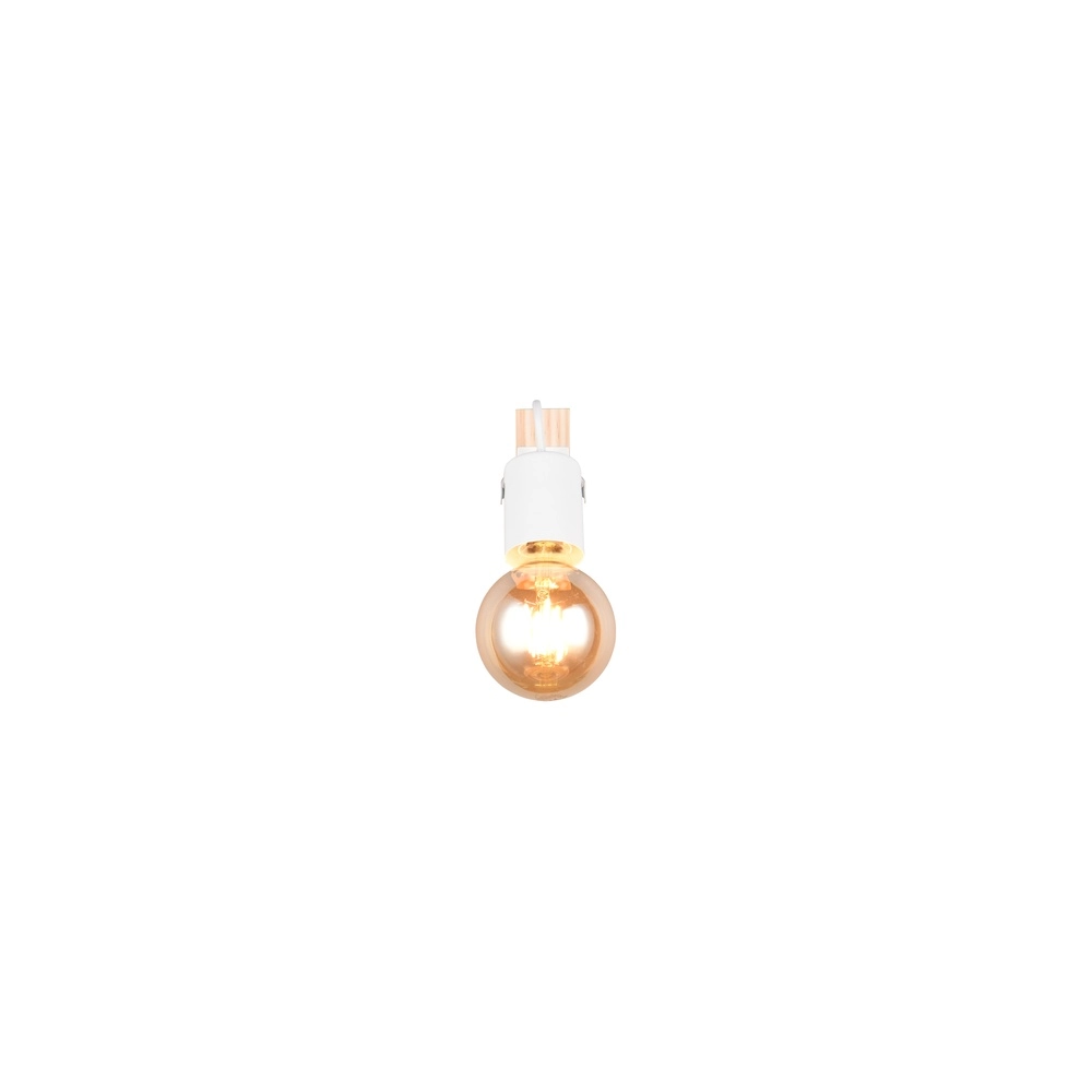 Ceiling lamp Lynar white with wood Trio 4017807670707