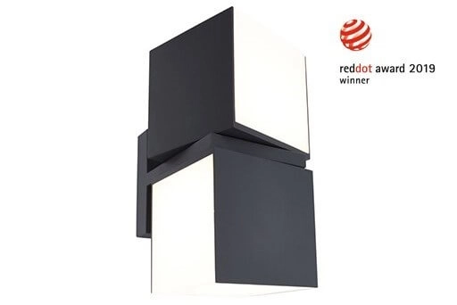 Black wall lamp Cuba reddot award 4000K
