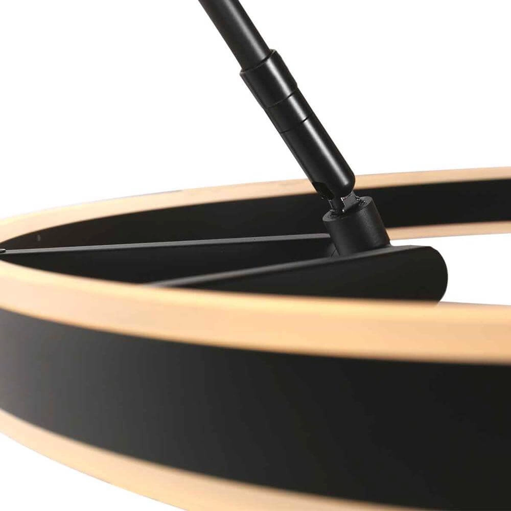 Design arc lamp Ringlux black Steinhauer 8712746176551
