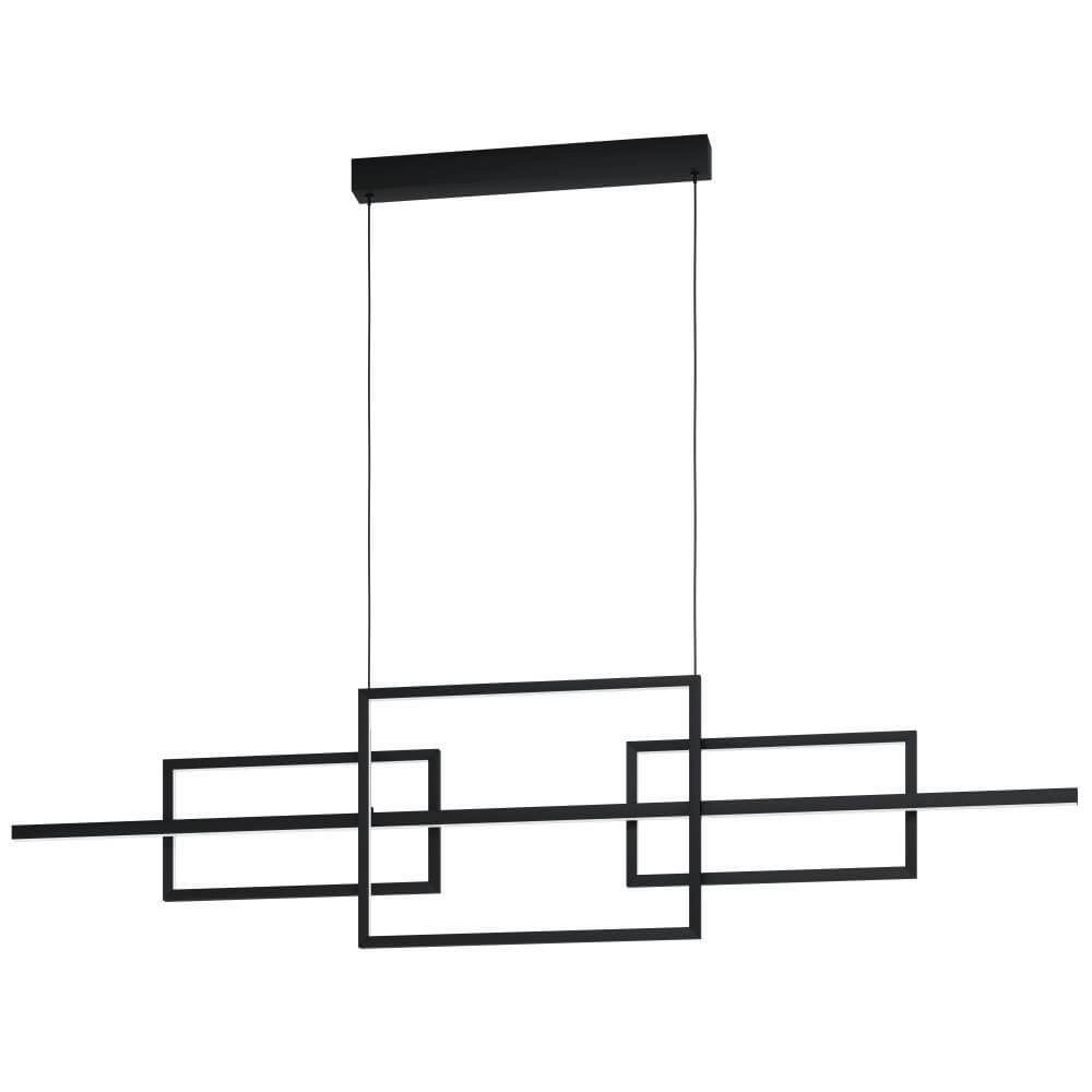 Office hanging lamp Puebla 150cm - black