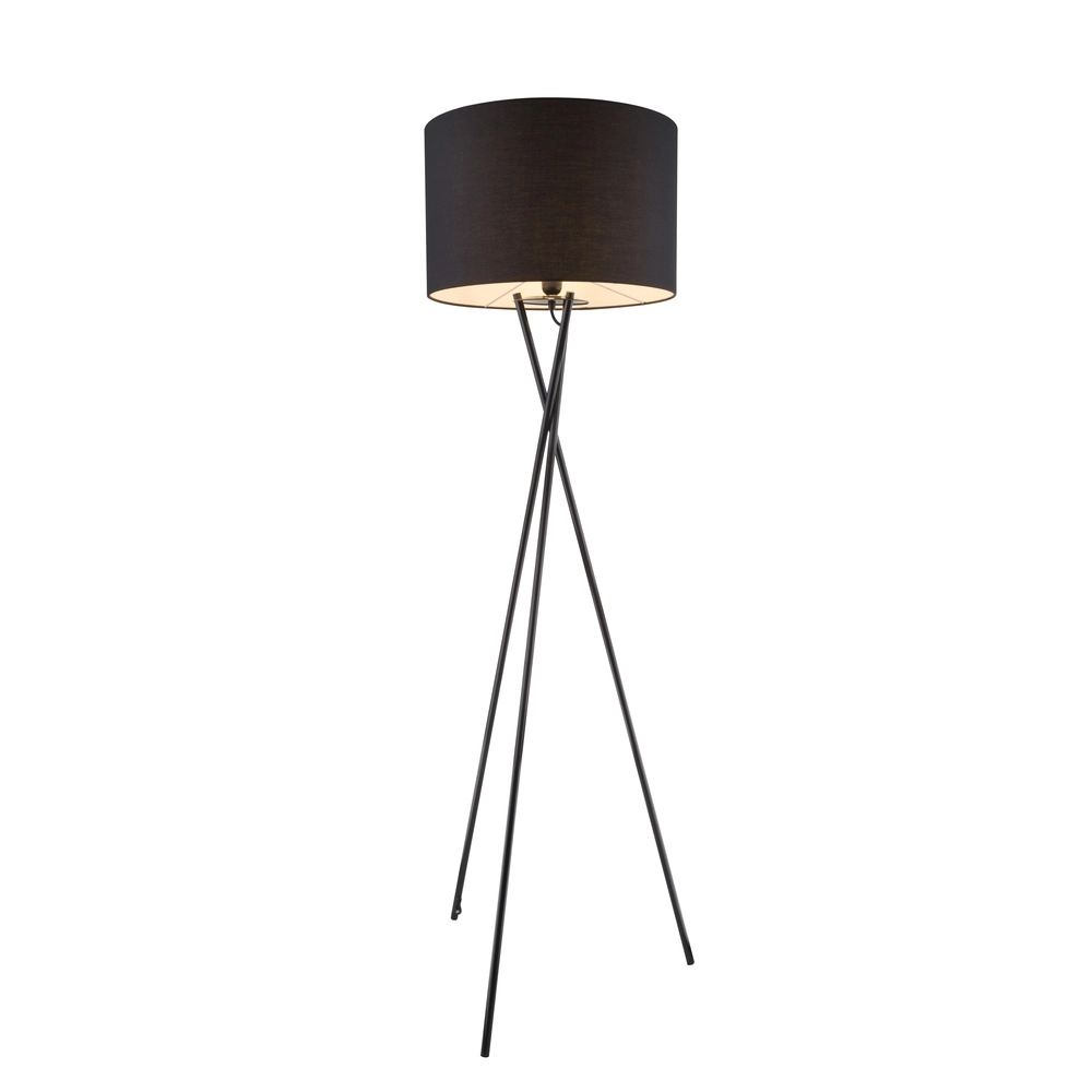 Tripod floor lamp Gustav Black
