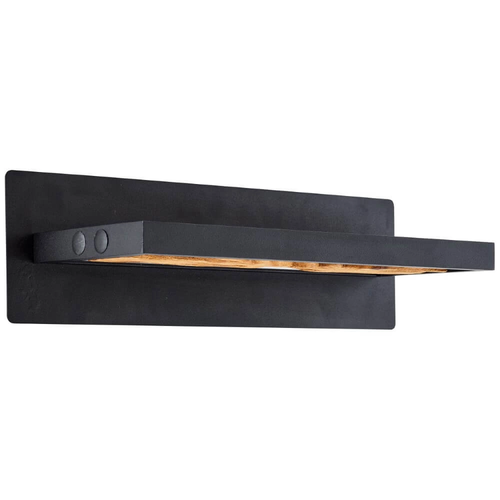 LED bedside lamp Chaumont with wood Brilliant 4004353411779