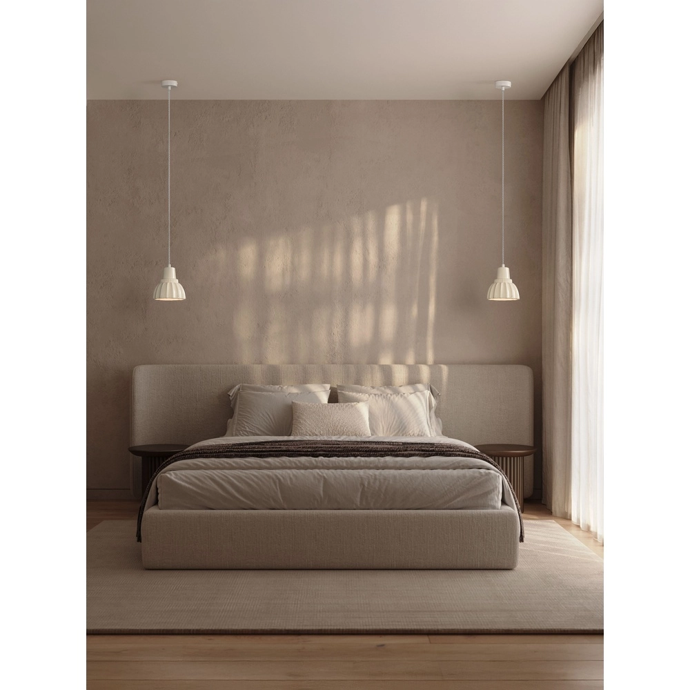 Pendant lamp Picco white with cream Lyora 5212017495402