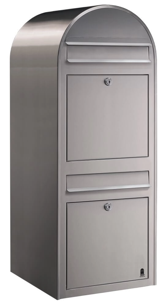 Mailbox Duo i Stainless steel