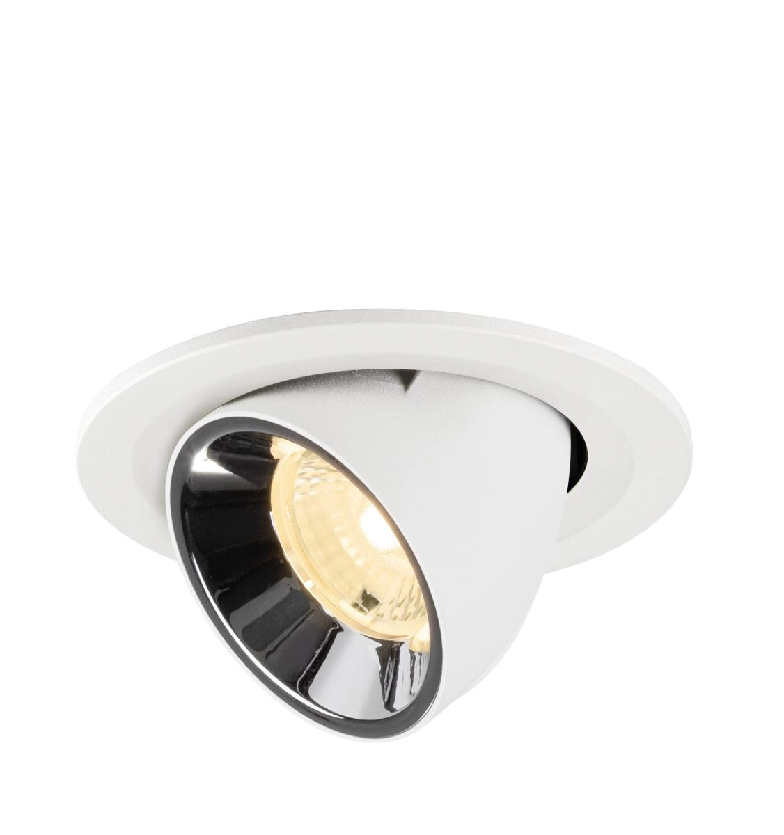 Recessed spotlight Numinos Gimble S white/chrome 3000K - 40deg