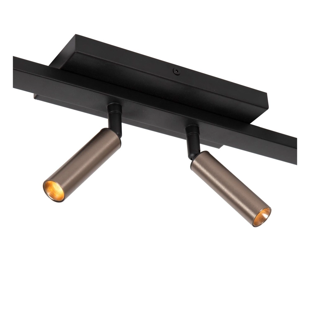 Ceiling spotlight Keoni 6-light coffee brown Lucide 5411212094162