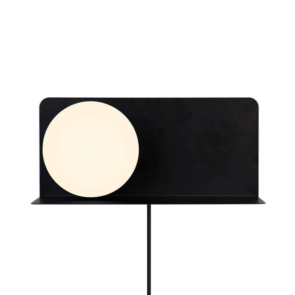 Wall lamp with sphere Lilibeth black Nordlux 5704924016028