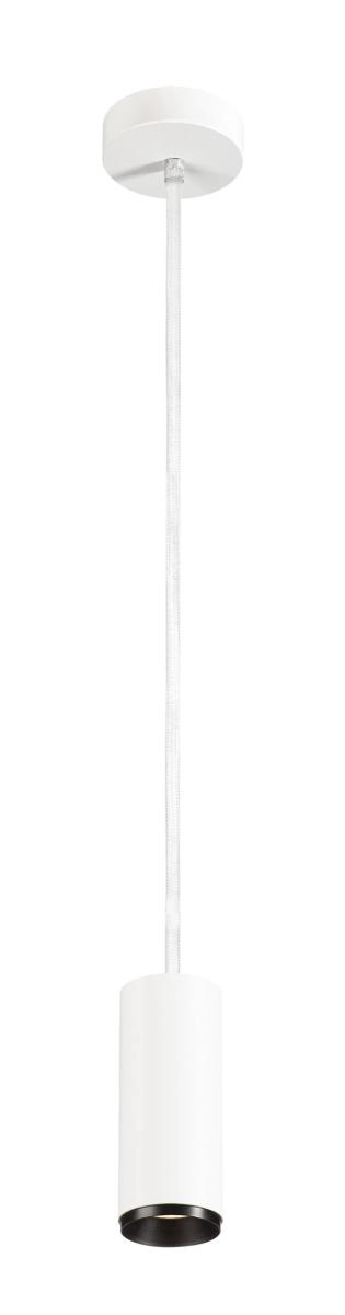 Pendant lamp Numinos S Dali white/black 4000K - 24deg