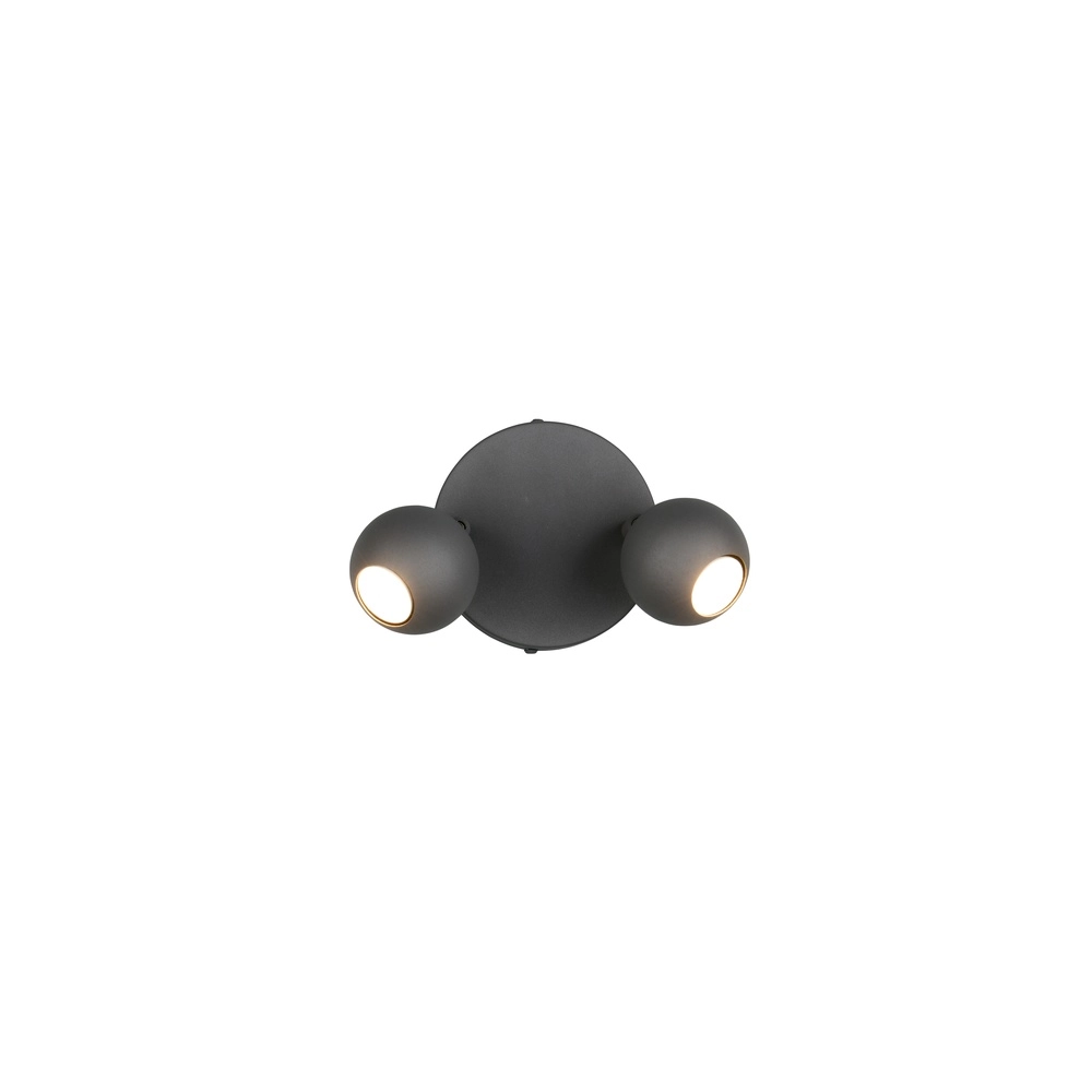 Surface-mounted spot Enaro 2-light anthracite