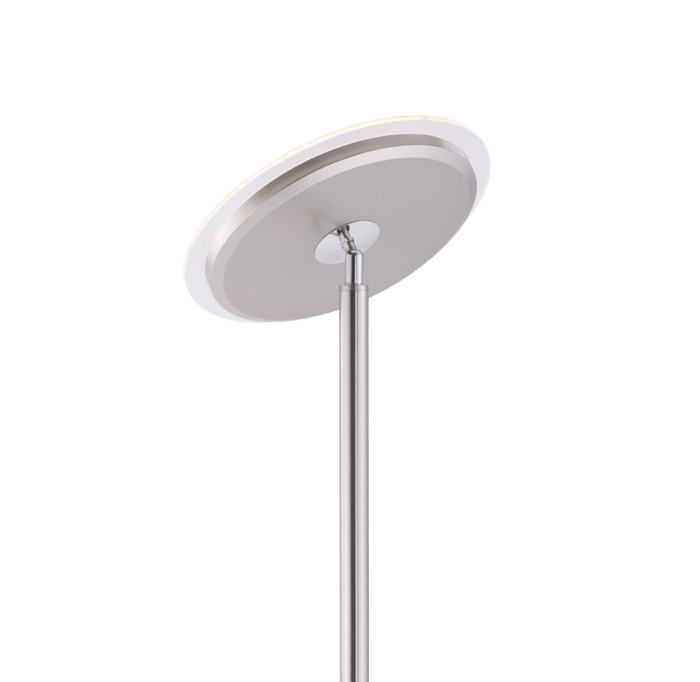 Design reading lamp Hans Round Stainless steel with chrome Just Light 4043689955021