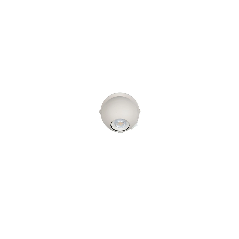 Surface-mounted spot Enaro Single Grey