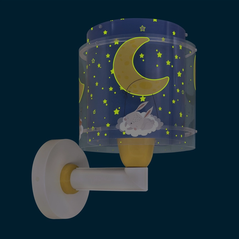 Children's room wall lamp Moon Dreams blue Dalber 8420406766393