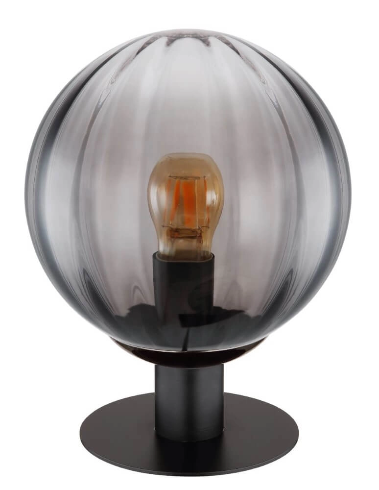 Table lamp Dallerta black with smoke glass Globo 9007371458561