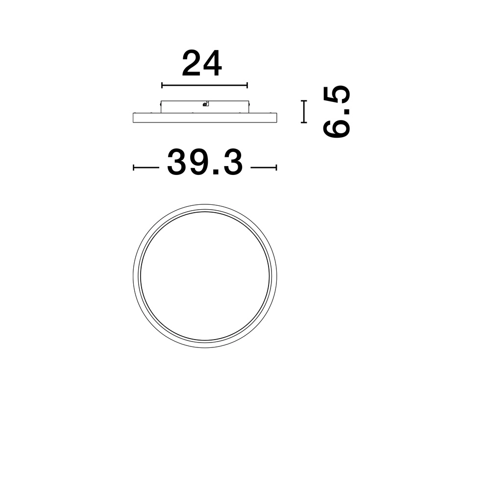Ceiling light Chet Ø 58.3cm with RGB function Lyora 5212017450135