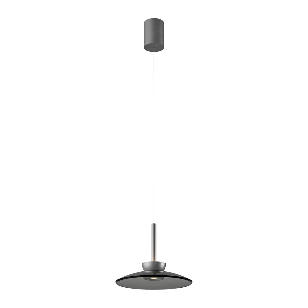 Pendant lamp Ø 32cm Pure Moon with smoke glass Paul Neuhaus 4012248386293