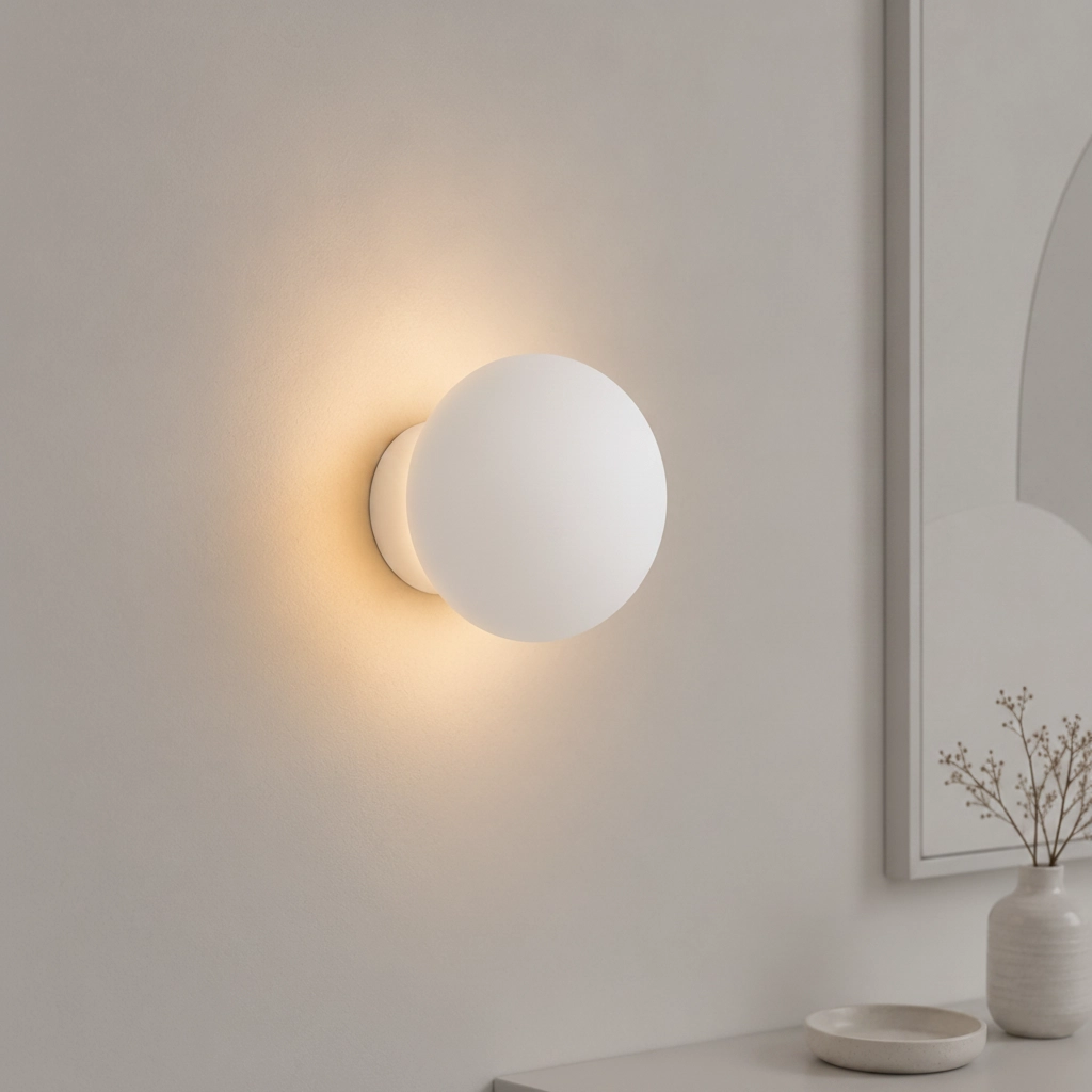 Design wall lamp Netune white