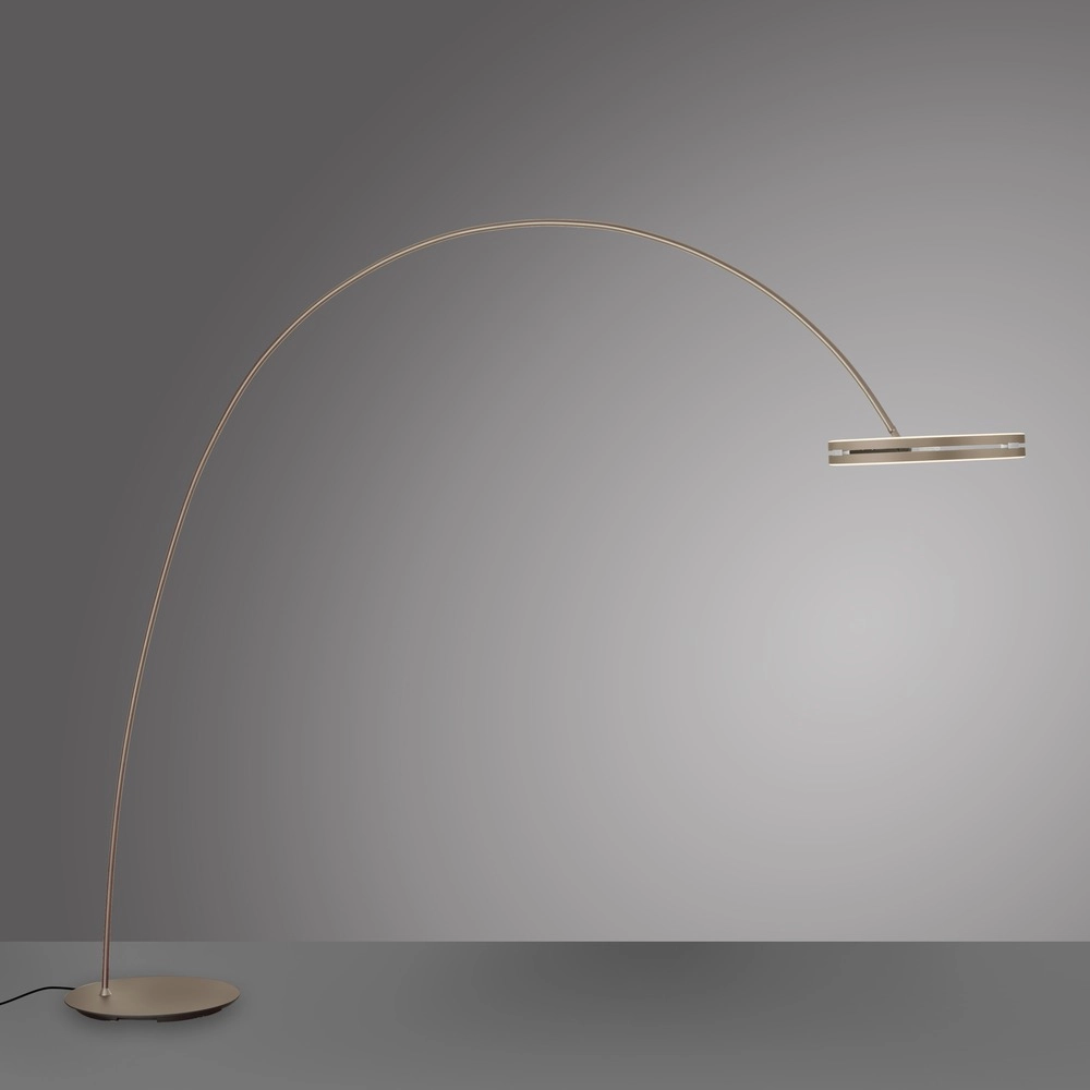 Sleek arc lamp Pure Loop-Bow Adjustable - Bronce Paul Neuhaus 4012248397169