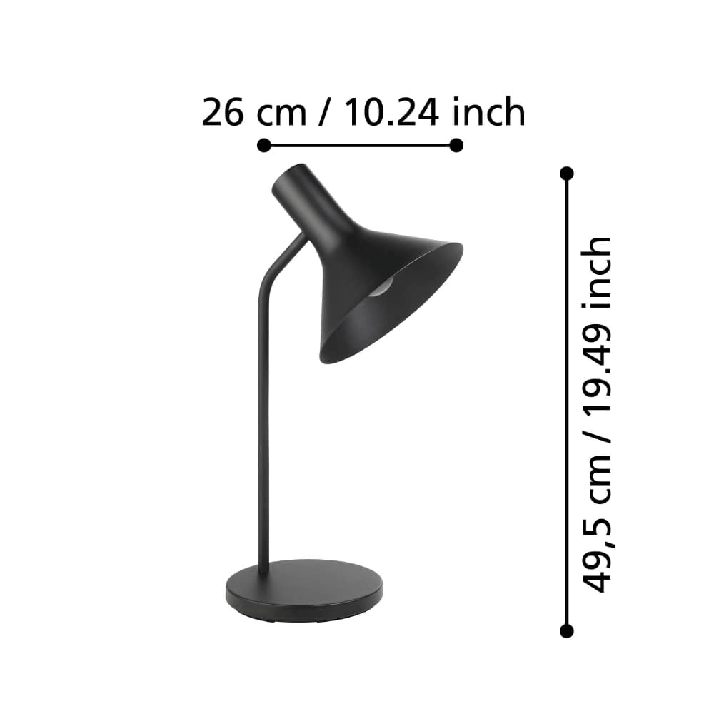 Black table lamp Morescana Stars of Light 9008606243273