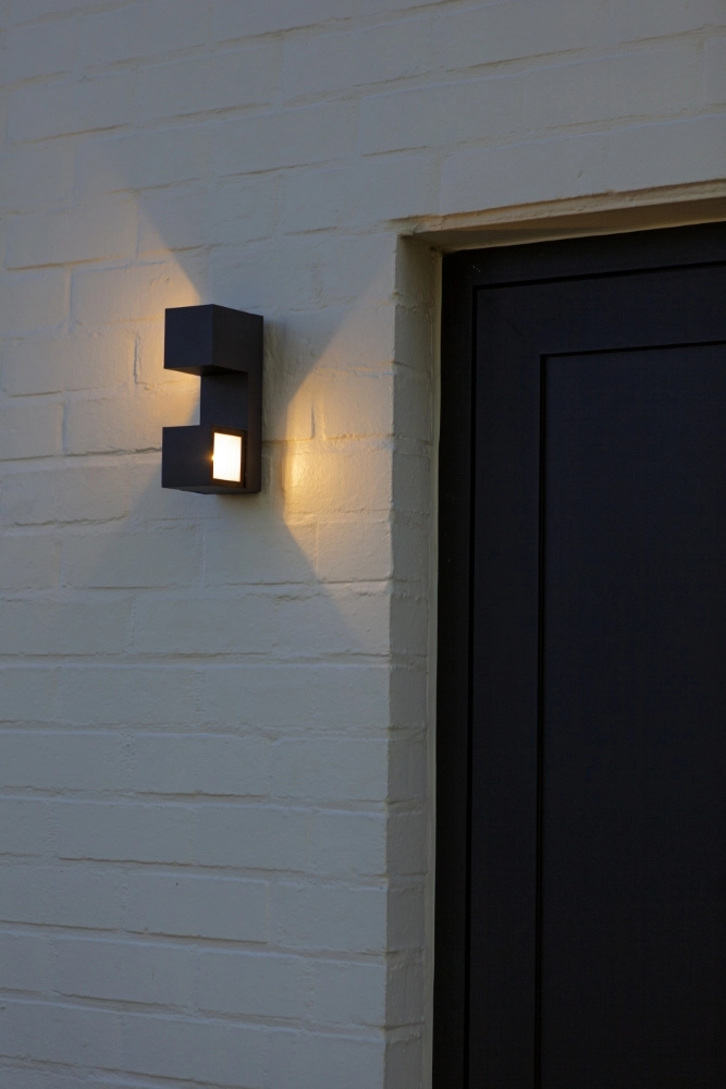 Design wall lamp Fari grey Lutec 6939412018249