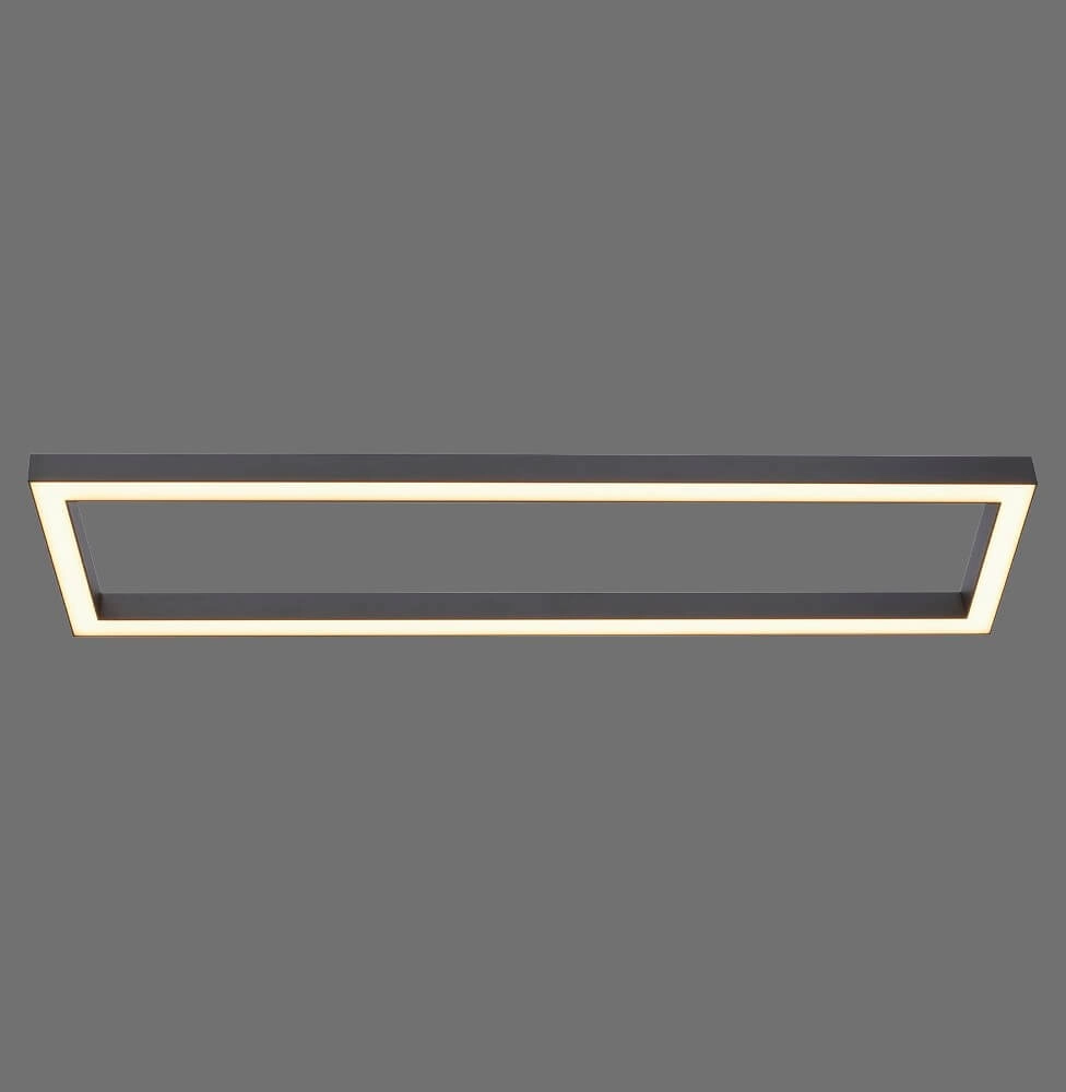 Rectangular ceiling lamp Pure Lines Square anthracite Paul Neuhaus 4012248357941