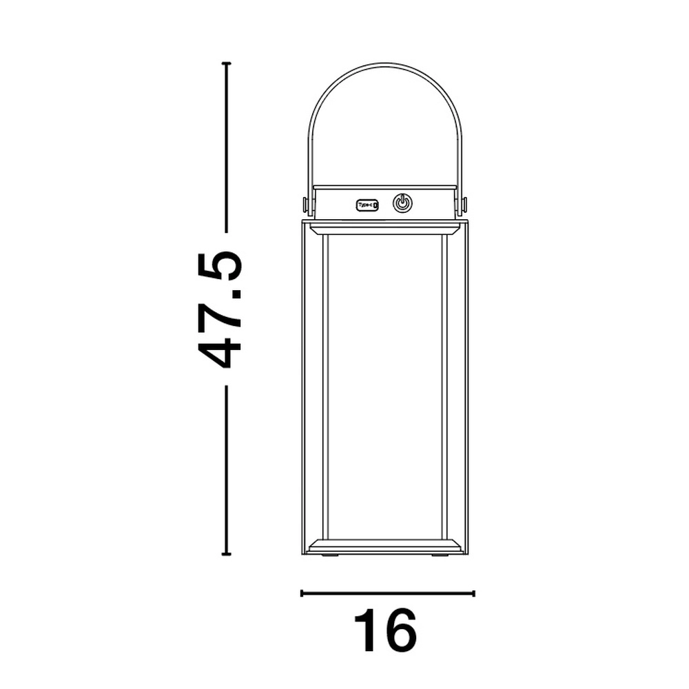 Solar table lamp Verhal white Lyora 5212017434722