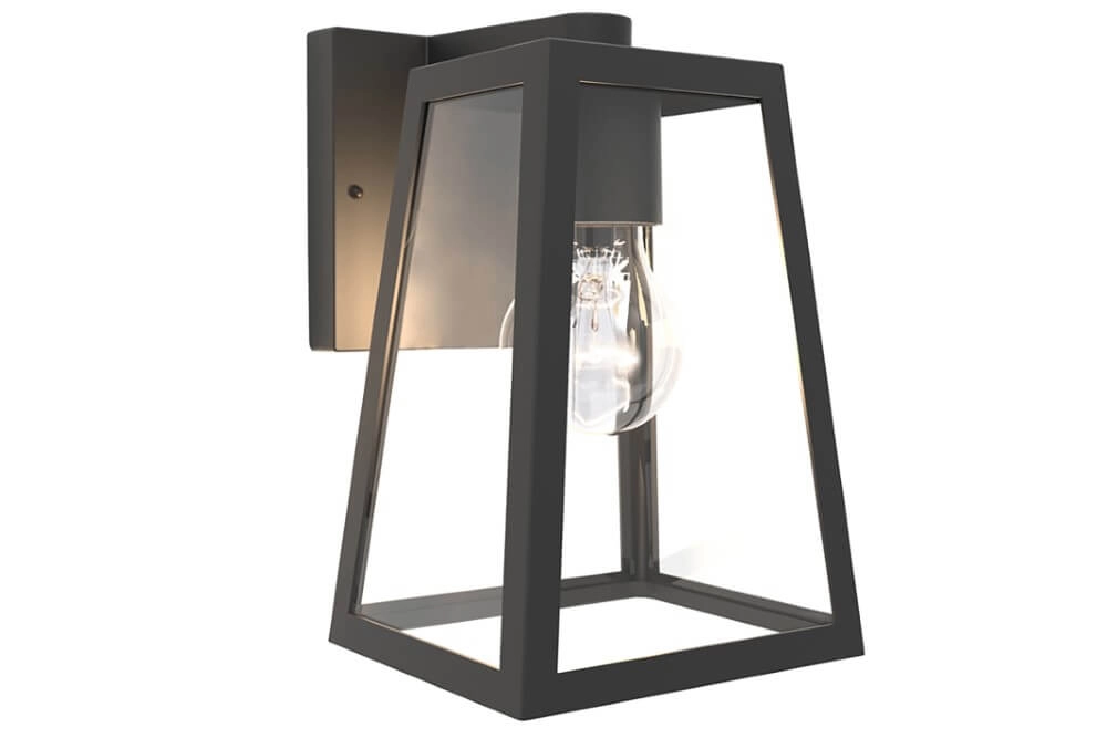 Sleek wall lamp Fia black