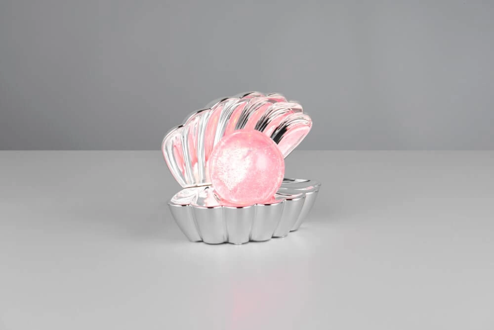 Decorative table lamp Shelly on battery