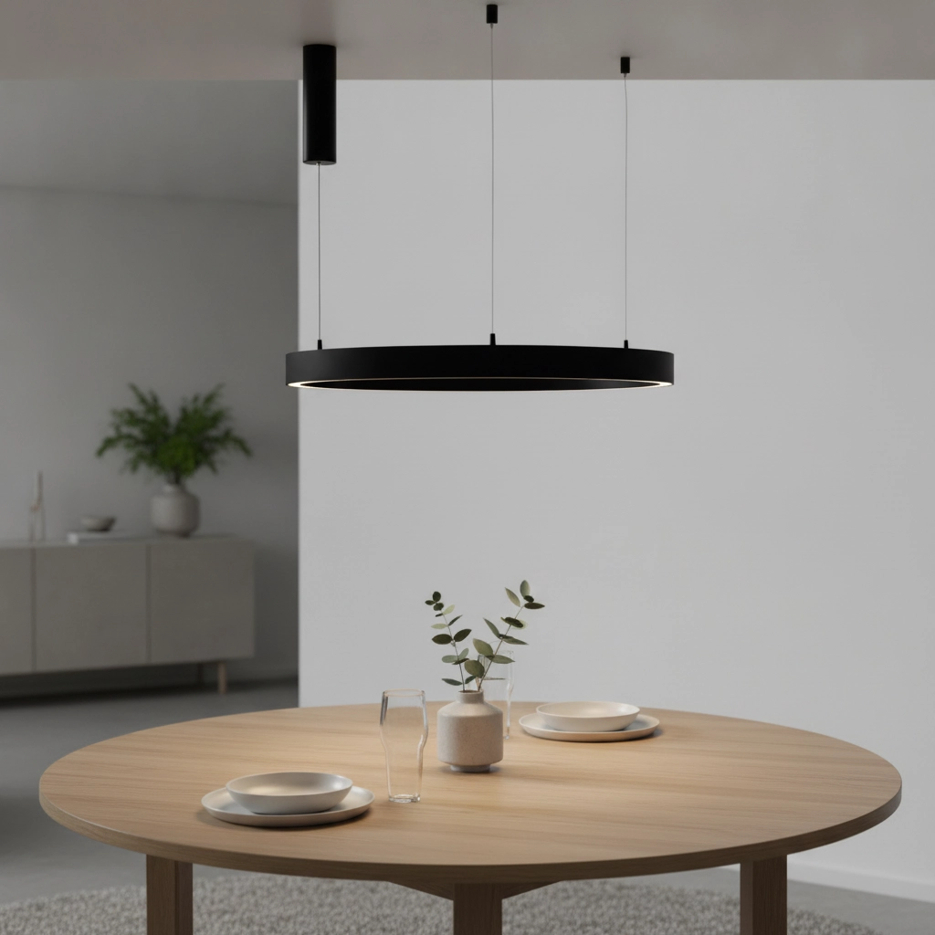 Design pendant lamp Sting black Ø 80cm