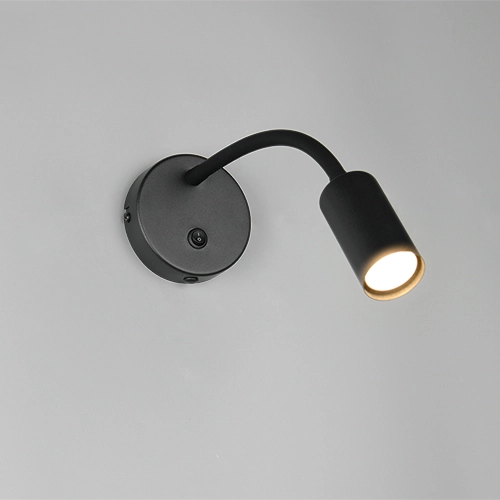 Wall light Taryn Black with switch