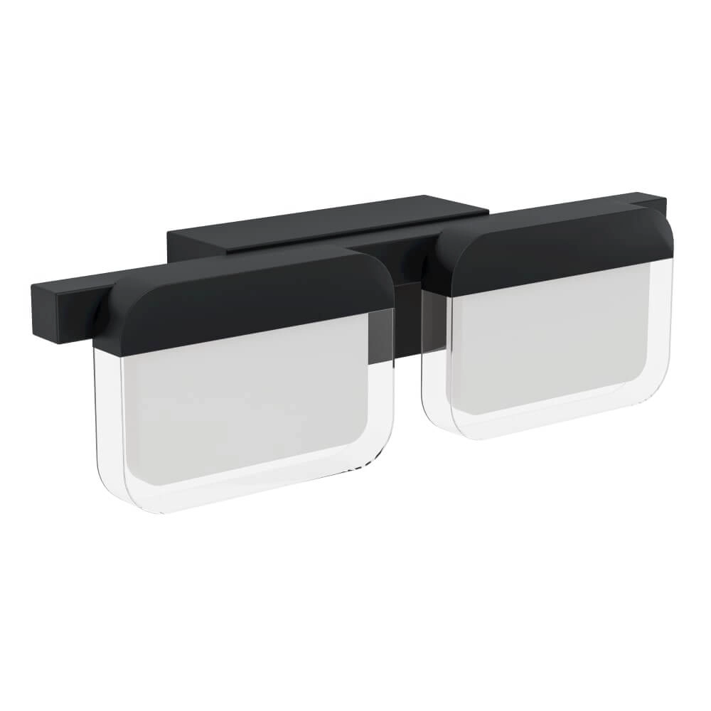 LED wall lamp Ervidel black