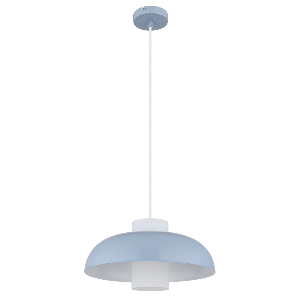 Modern pendant lamp Lowe blue Ø 38cm Globo 9007371518166