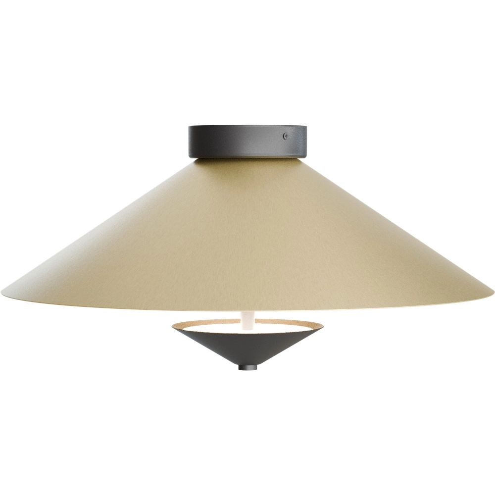 Ceiling lamp Ceppo black with gold Ø 45cm Masterlight 8718121389684