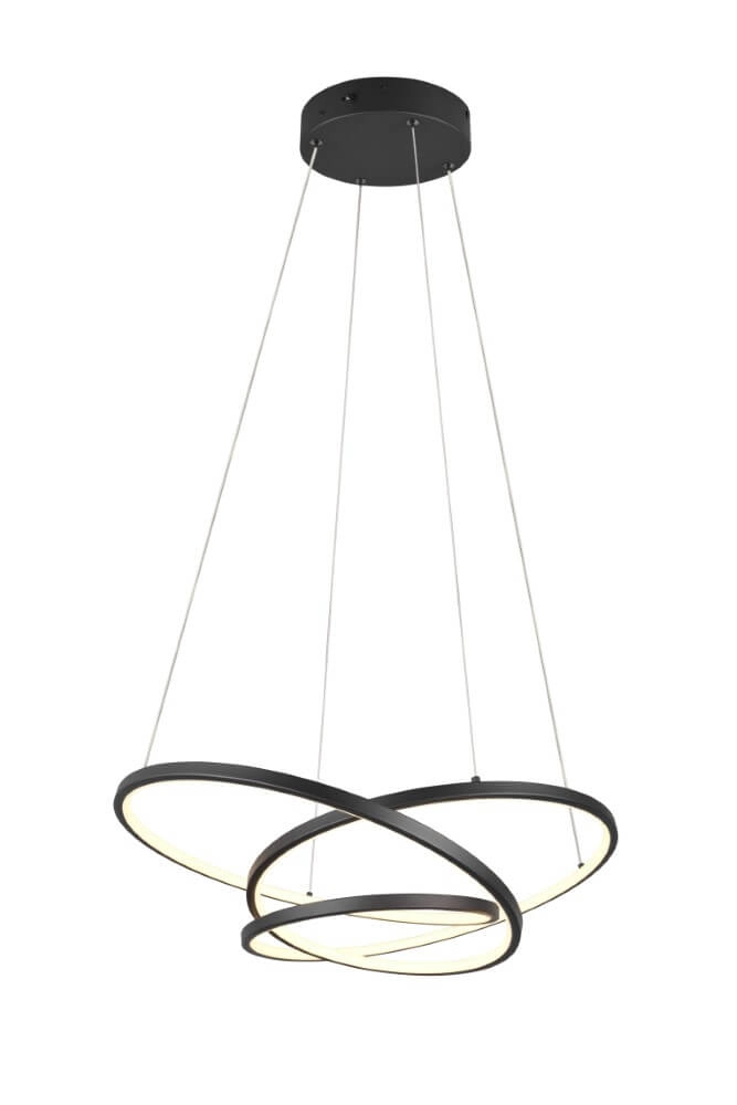Vide pendant lamp Darvin black - 62cm