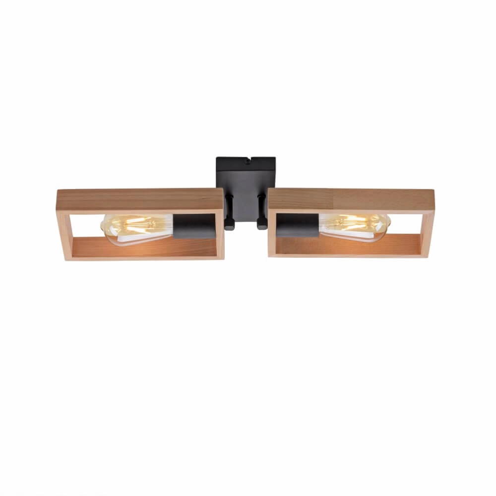 Country ceiling lamp Franky 2-light Just Light 4043689983116