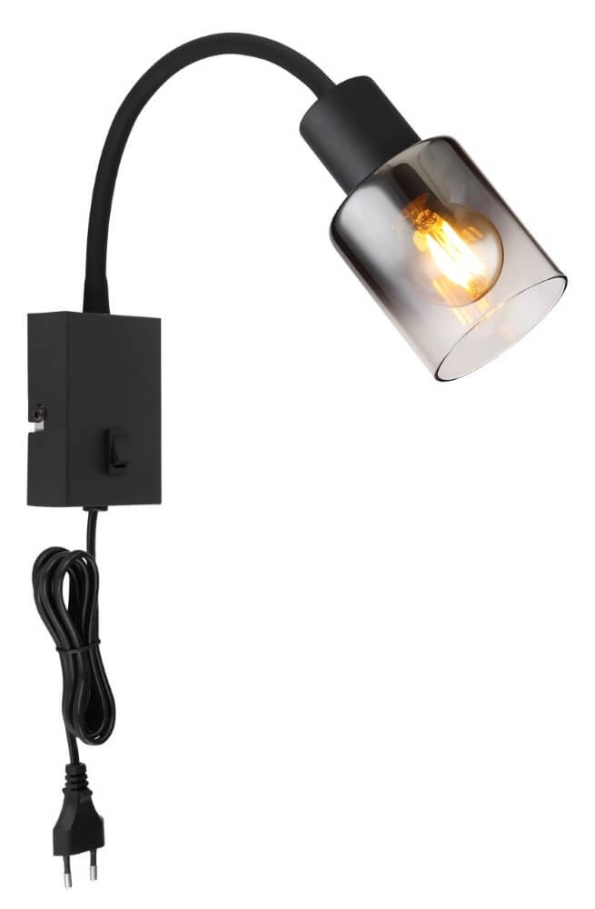 Flexible wall lamp Hubertus with switch Globo 9007371449026