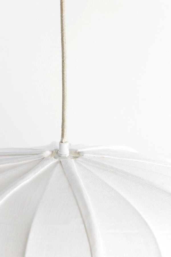 White pendant lamp Zubedo Ø 49.5cm Light & Living 8717807706654