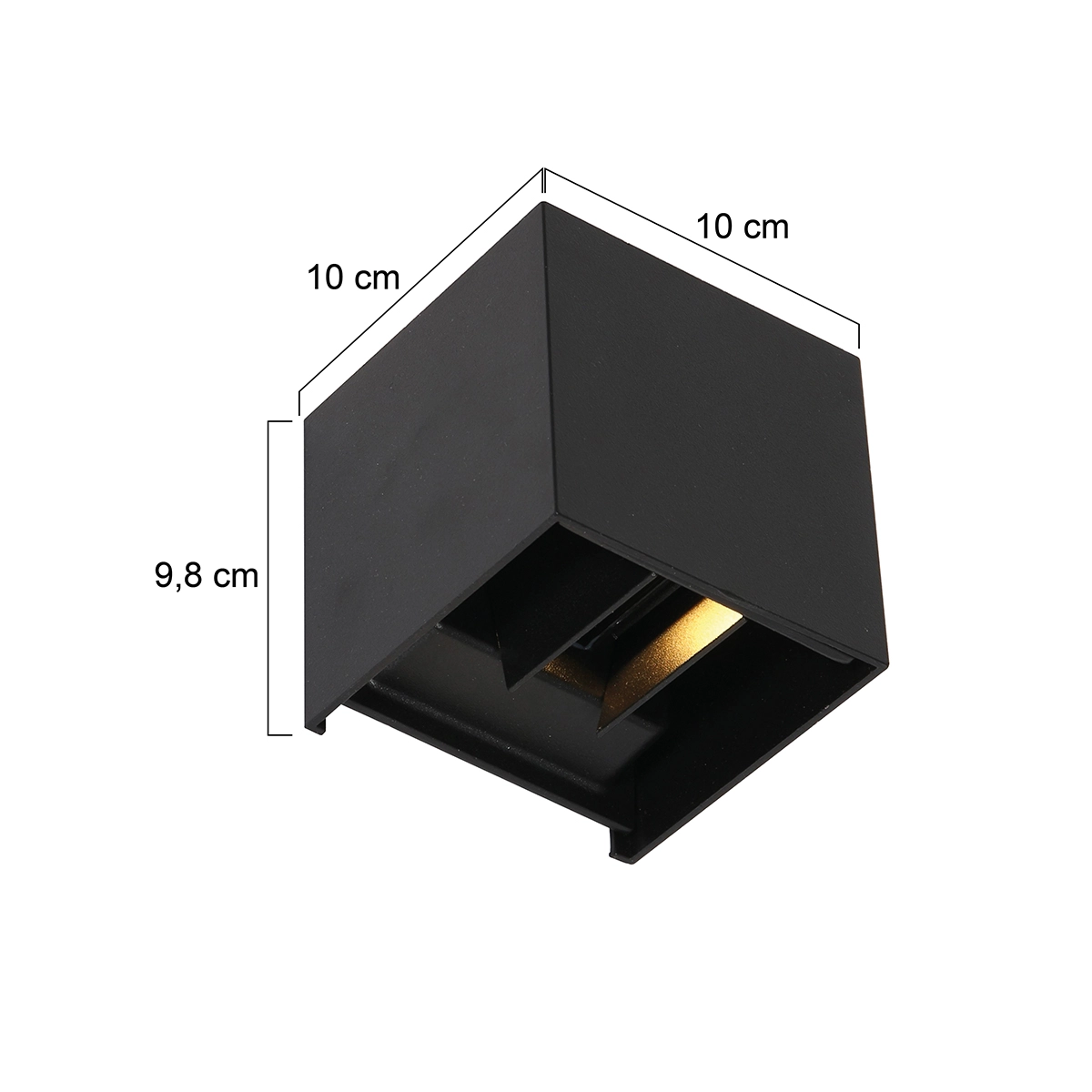 Up-down light sensor Logan 10cm - black Steinhauer 8712746133295
