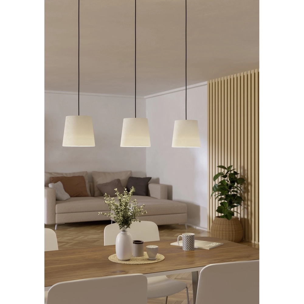Pendant lamp Febres 3x E27 - sand Eglo 9008606312795