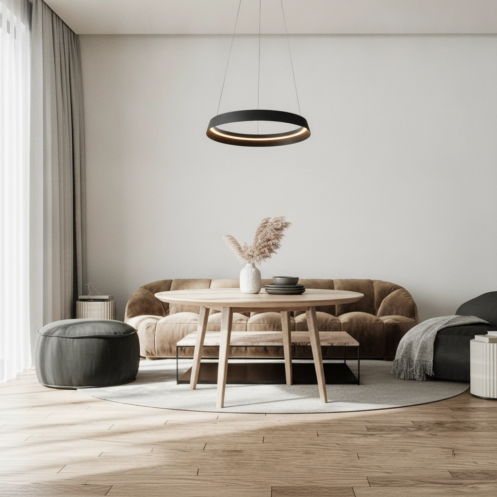 Design pendant lamp Ormi Ø 45cm black
