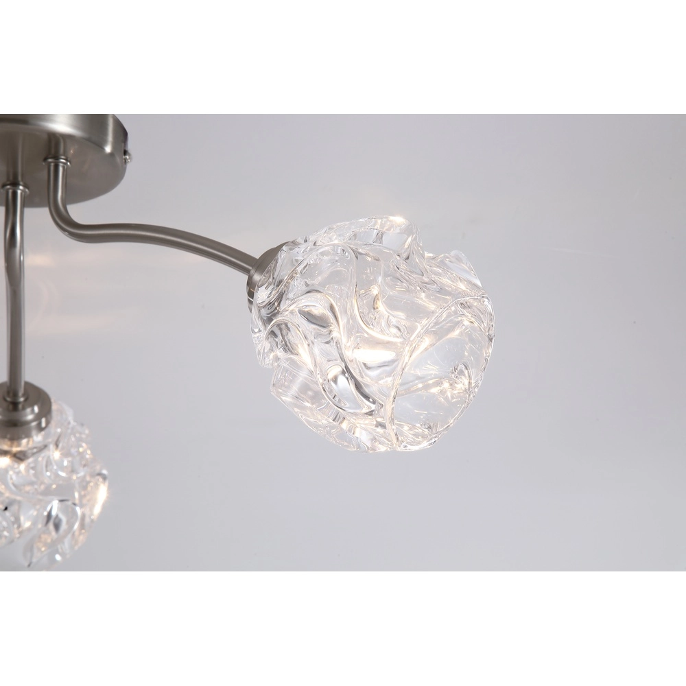 Ceiling lamp Astral nickel 3-lights Searchlight 5053423304052